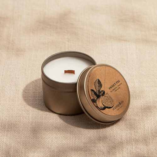 Candle Tin Sweet Fig Scent
